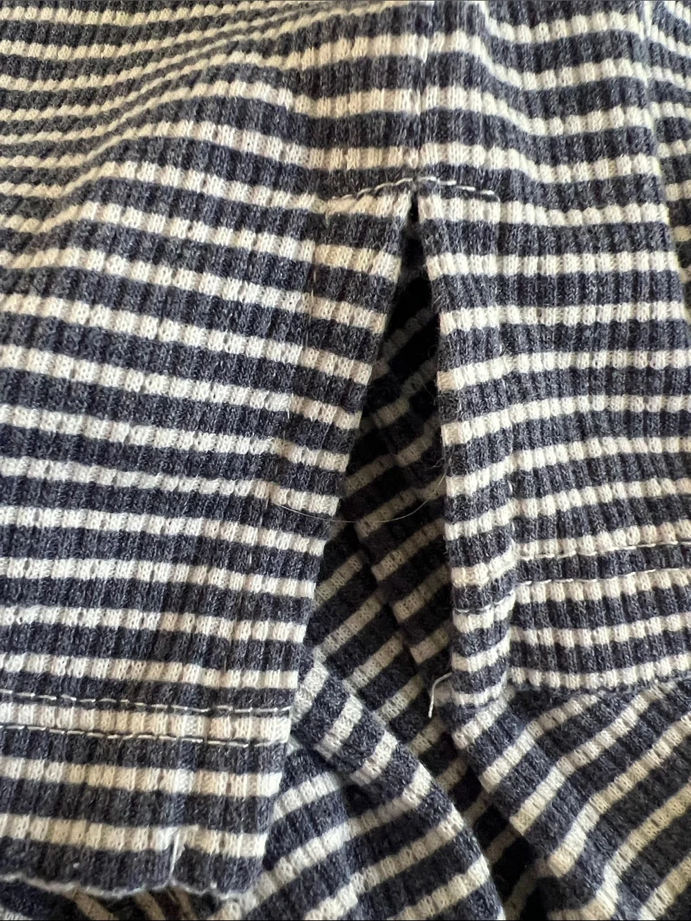 Tahari Navy & White Striped Two-Piece Capri Sleep Set